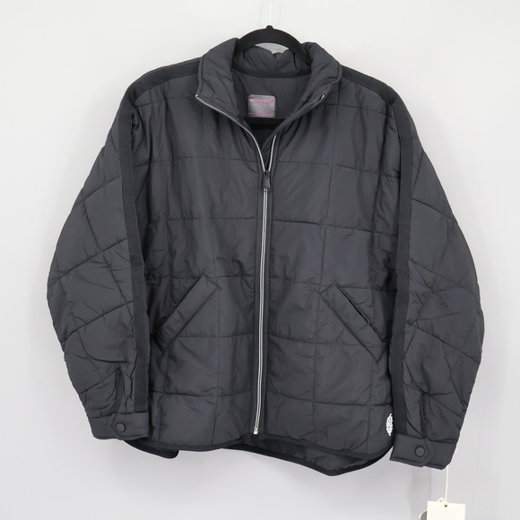 FP Movement x Hatch Quilted Jacket Black Medium Full Zip Pockets Lightweight - Picture 1 of 16